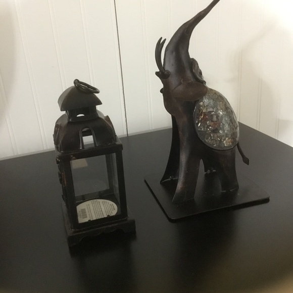 Pier 1 Imports Metal Elephant Tea-light Lantern - Picture 11 of 13